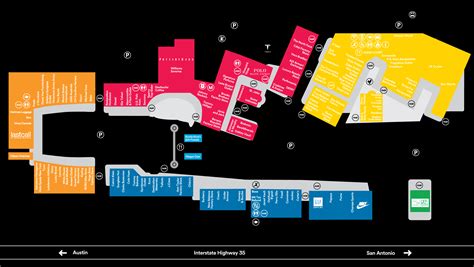 tanger outlet map san marcos